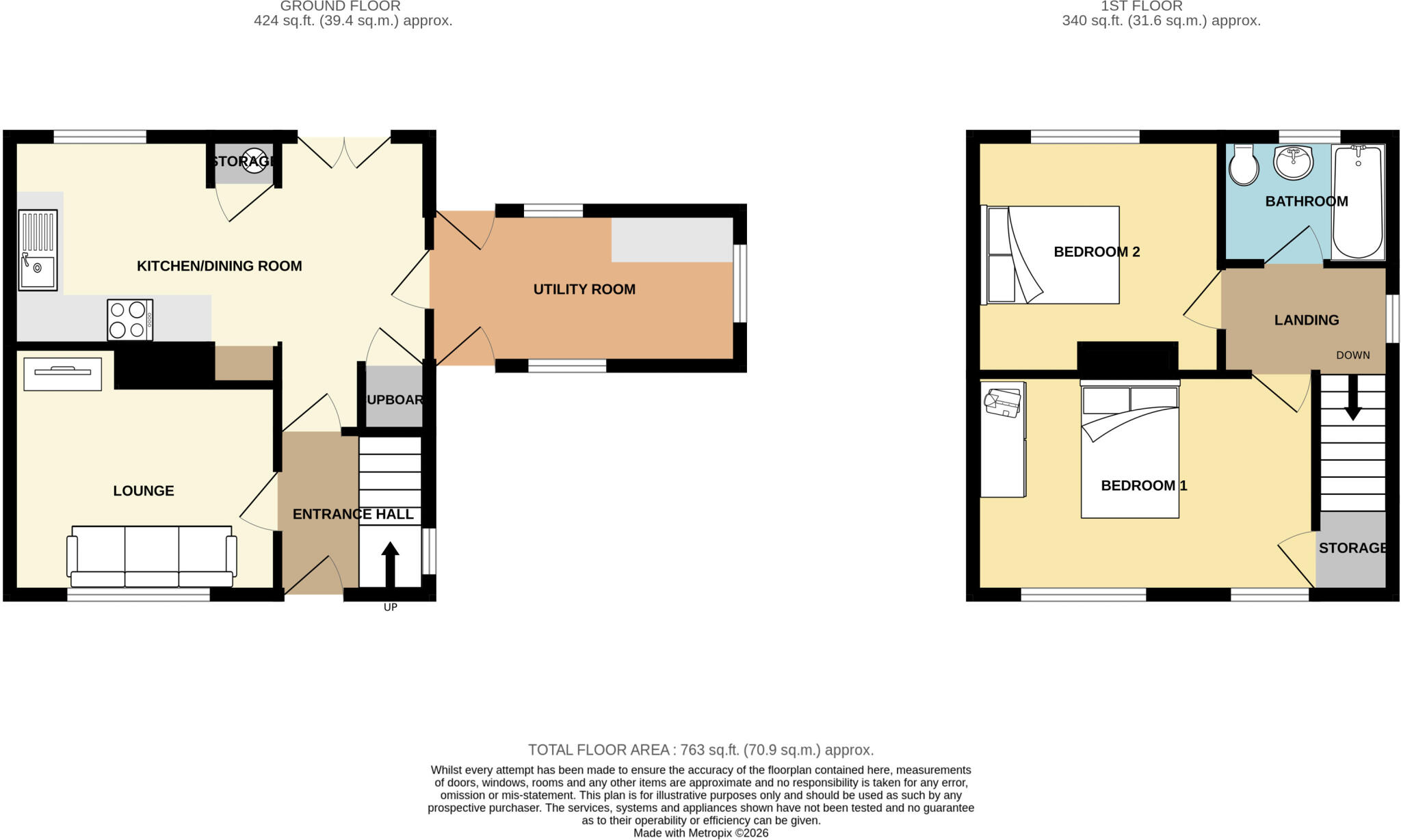 Redruth, Cornwall floorplan