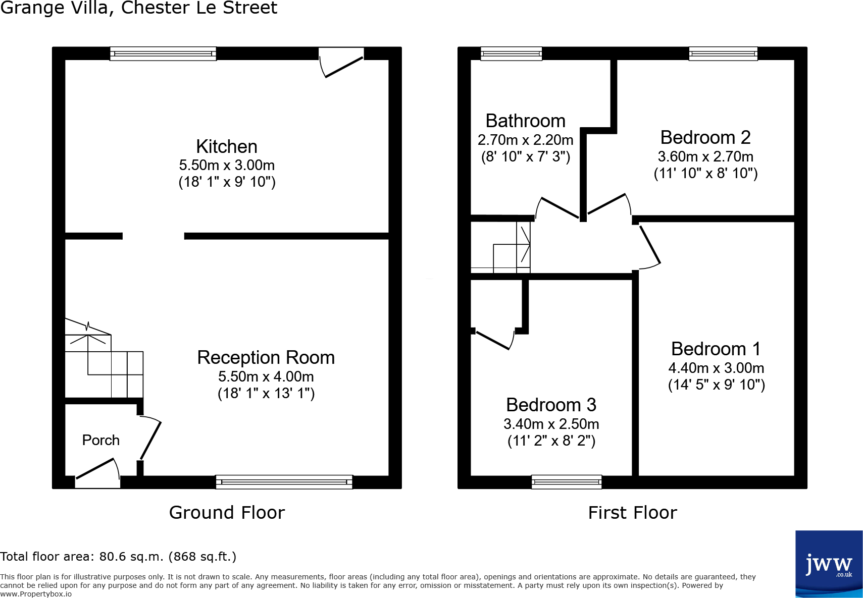 Queen Street, Grange Villa, Chester Le Street, DH2 floorplan