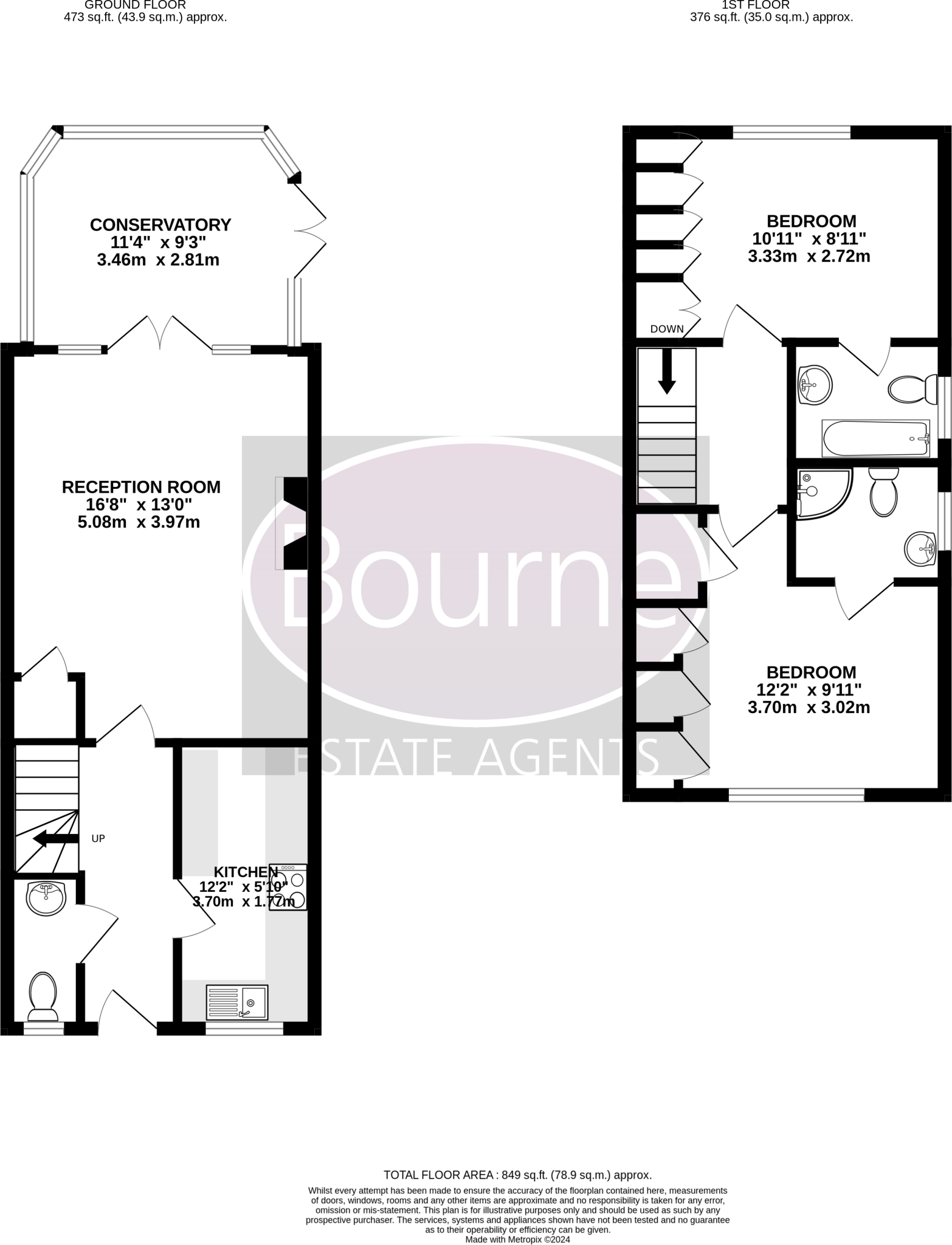 Rowcliffe Springs, The Street, Hascombe, Surrey, GU8 floorplan