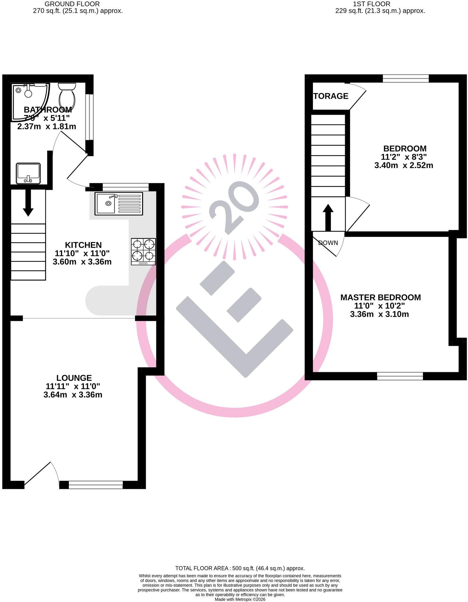 Westham Street, Lancaster, LA1 floorplan