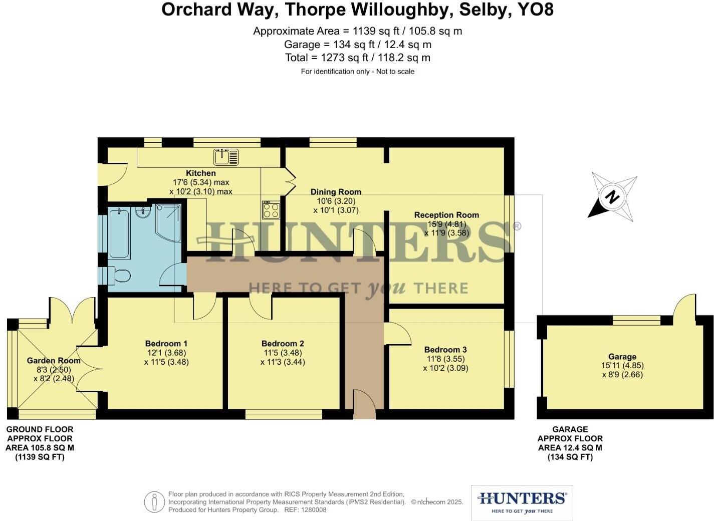 Orchard Way, Thorpe Willoughby, Selby floorplan