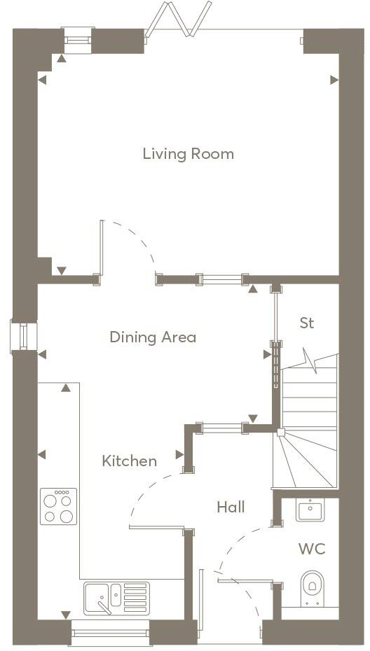 176 Ellenbrook, Stow Road, Moreton-In-Marsh, Gloucestershire, GL56 floorplan