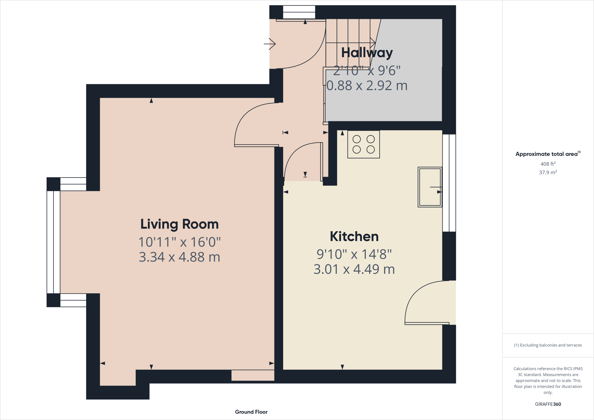 Hady Crescent floorplan