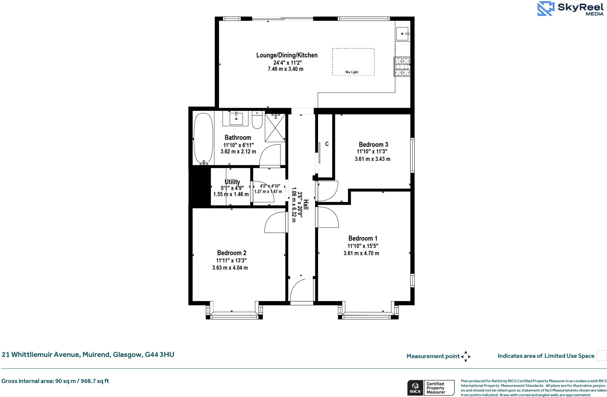 Whittliemuir Avenue, Muirend, Glasgow floorplan