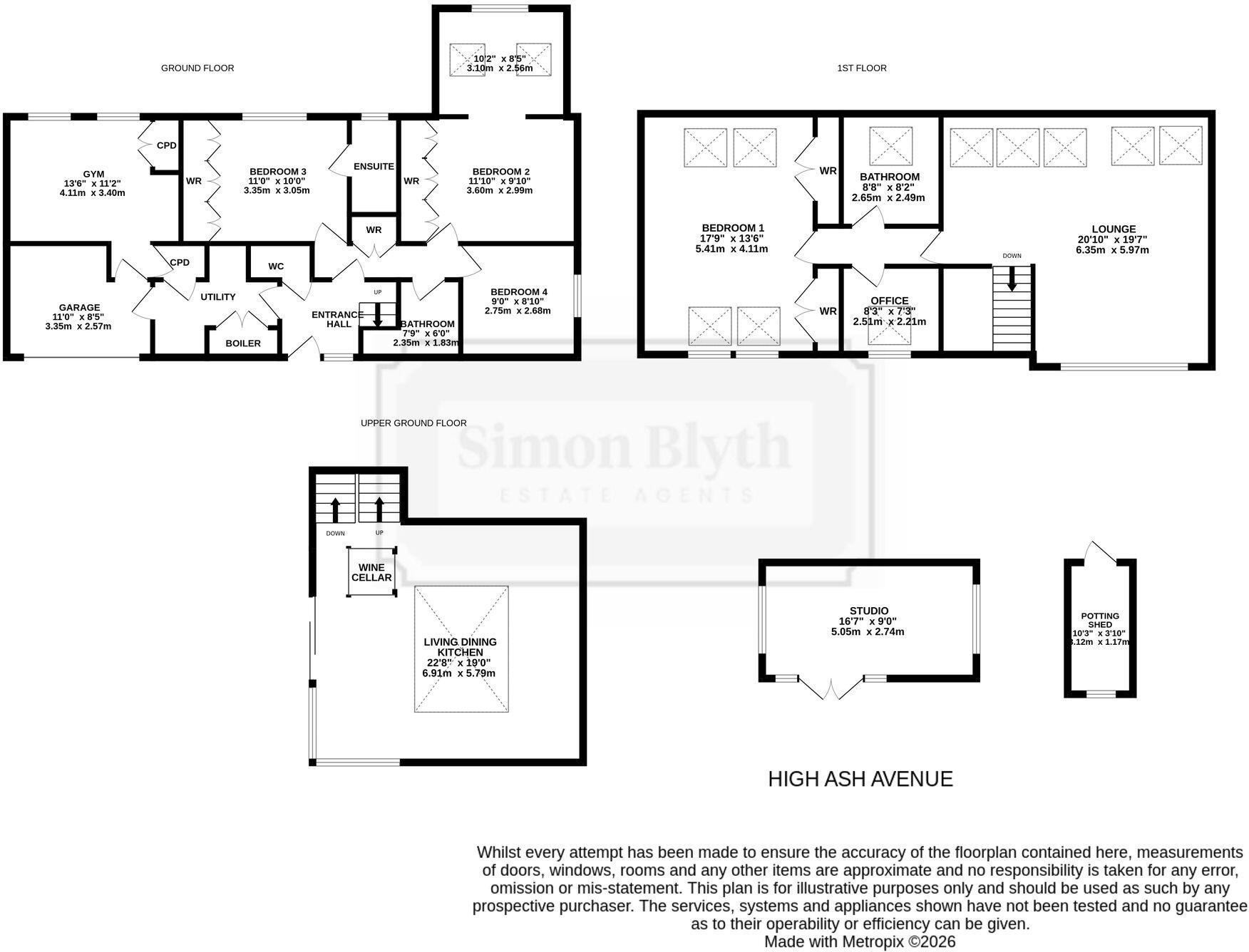 High Ash Avenue, Clayton West, HD8 floorplan