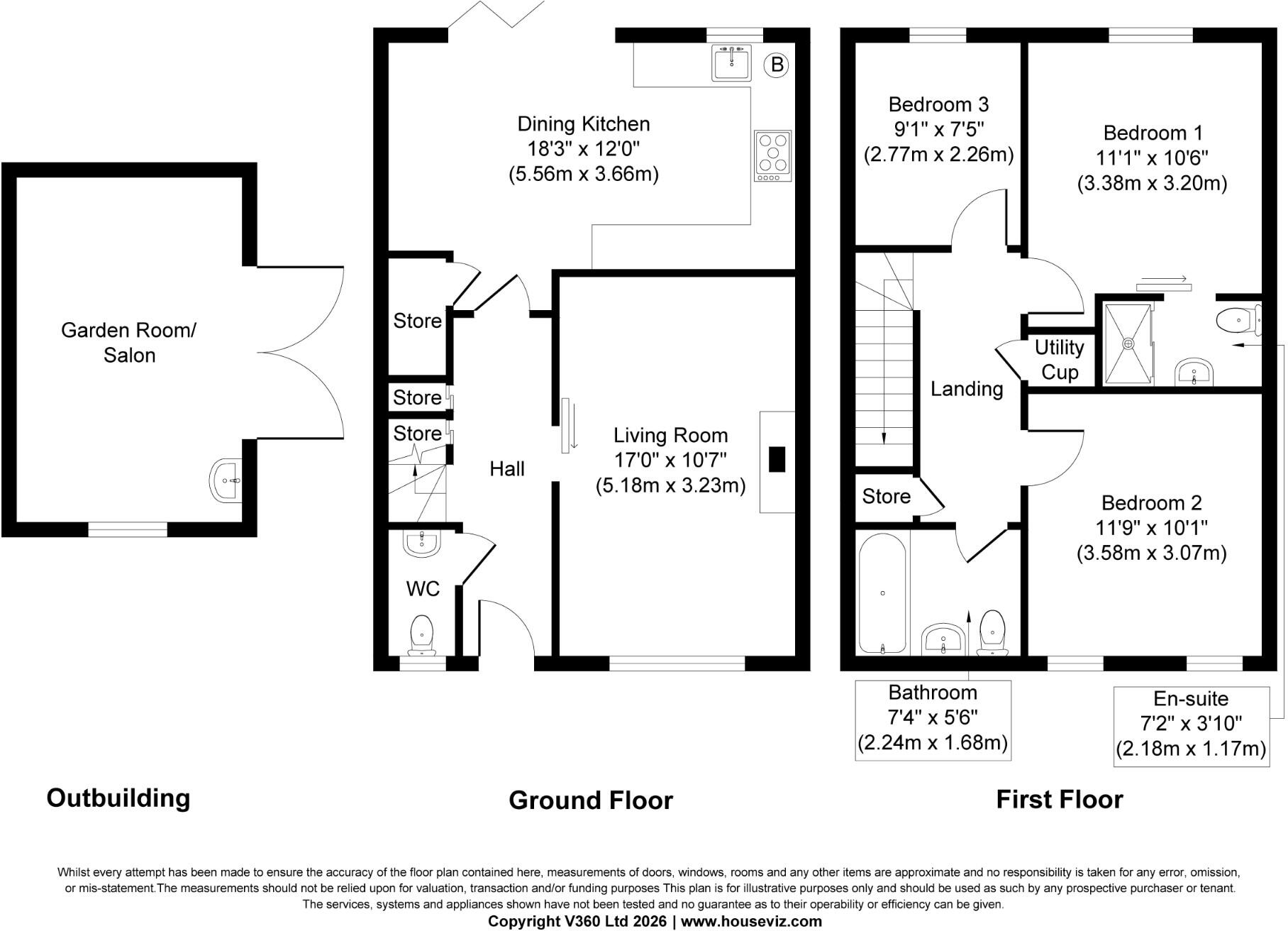 1 Greens Mill Court, Cononley BD20 8FE floorplan