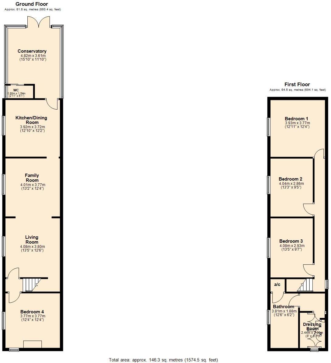 London Road, Chatteris floorplan
