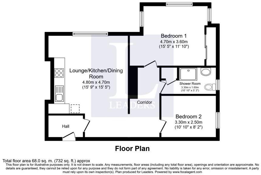 Warwick Place, Leamington Spa, Warwickshire floorplan