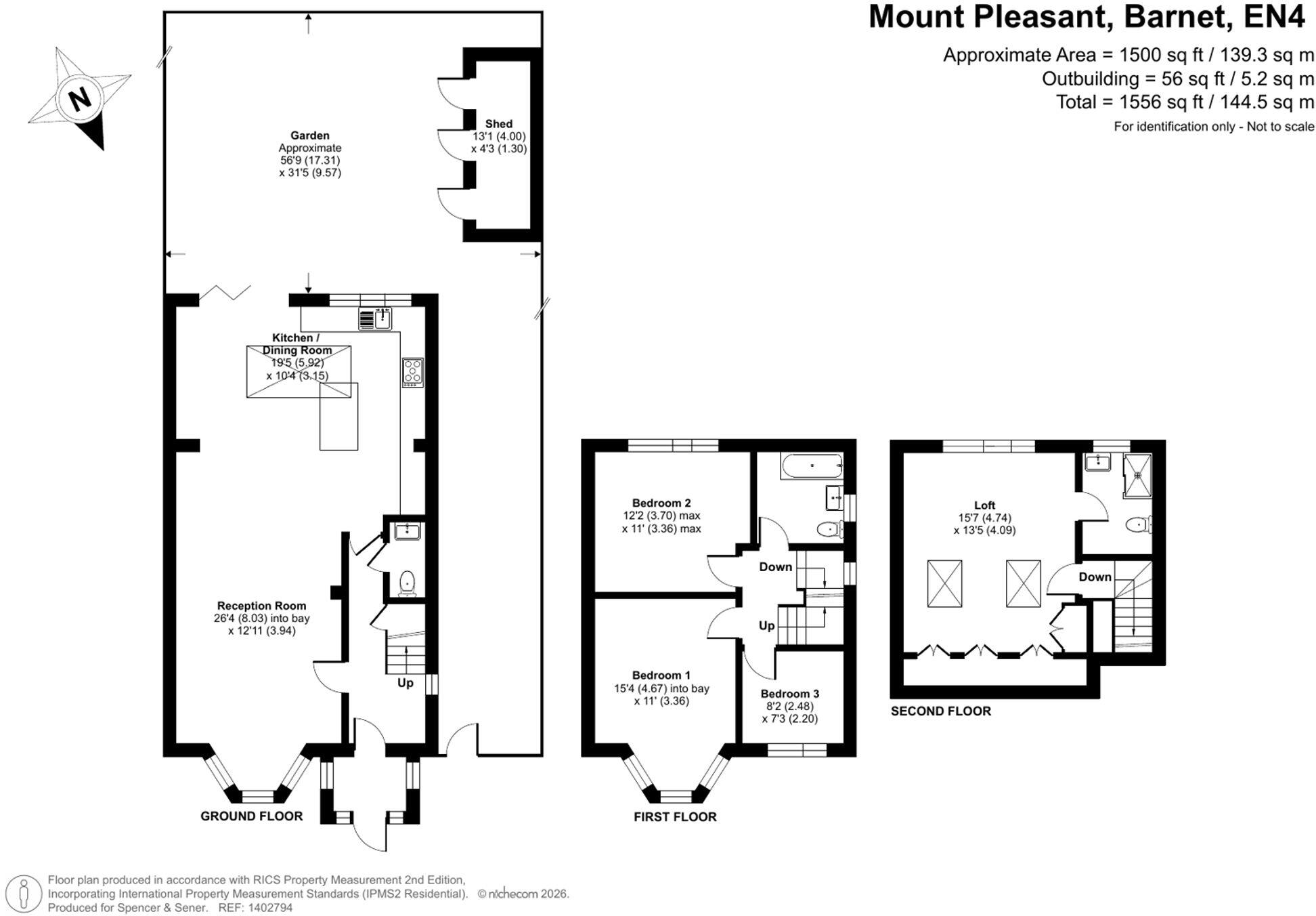 Mount Pleasant, Barnet, EN4 floorplan
