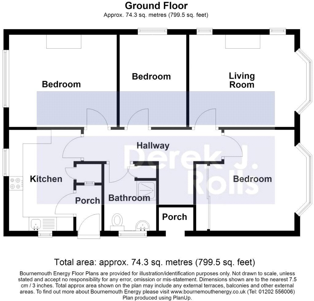 Linden Road, Bournemouth, Dorset, BH9 floorplan