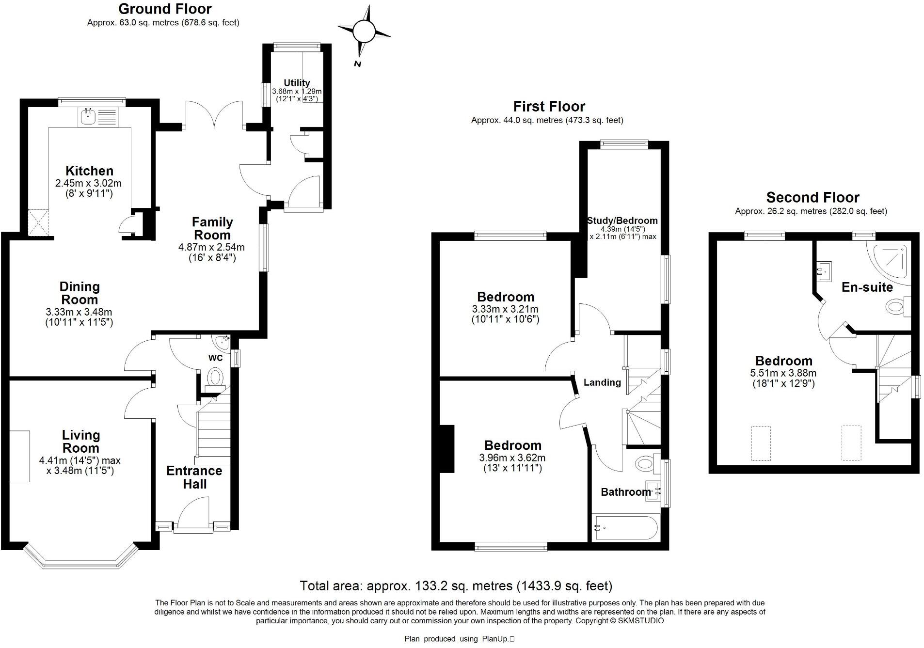 Fernville Lane, Hemel Hempstead, Hertfordshire, HP2 floorplan