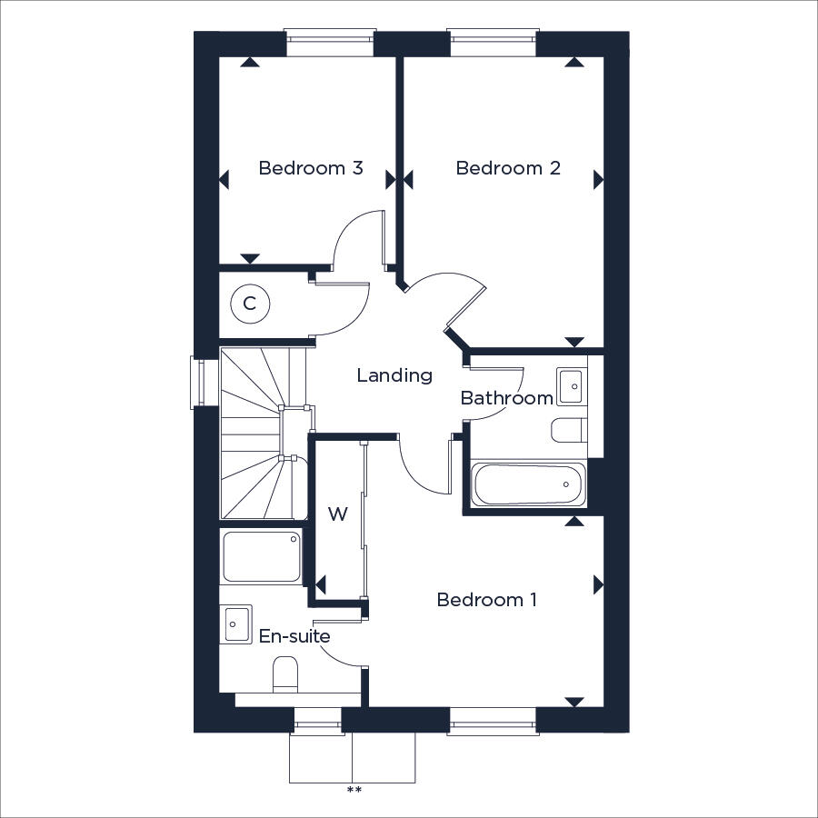 Moor Hall Park, Ninfield, Battle floorplan