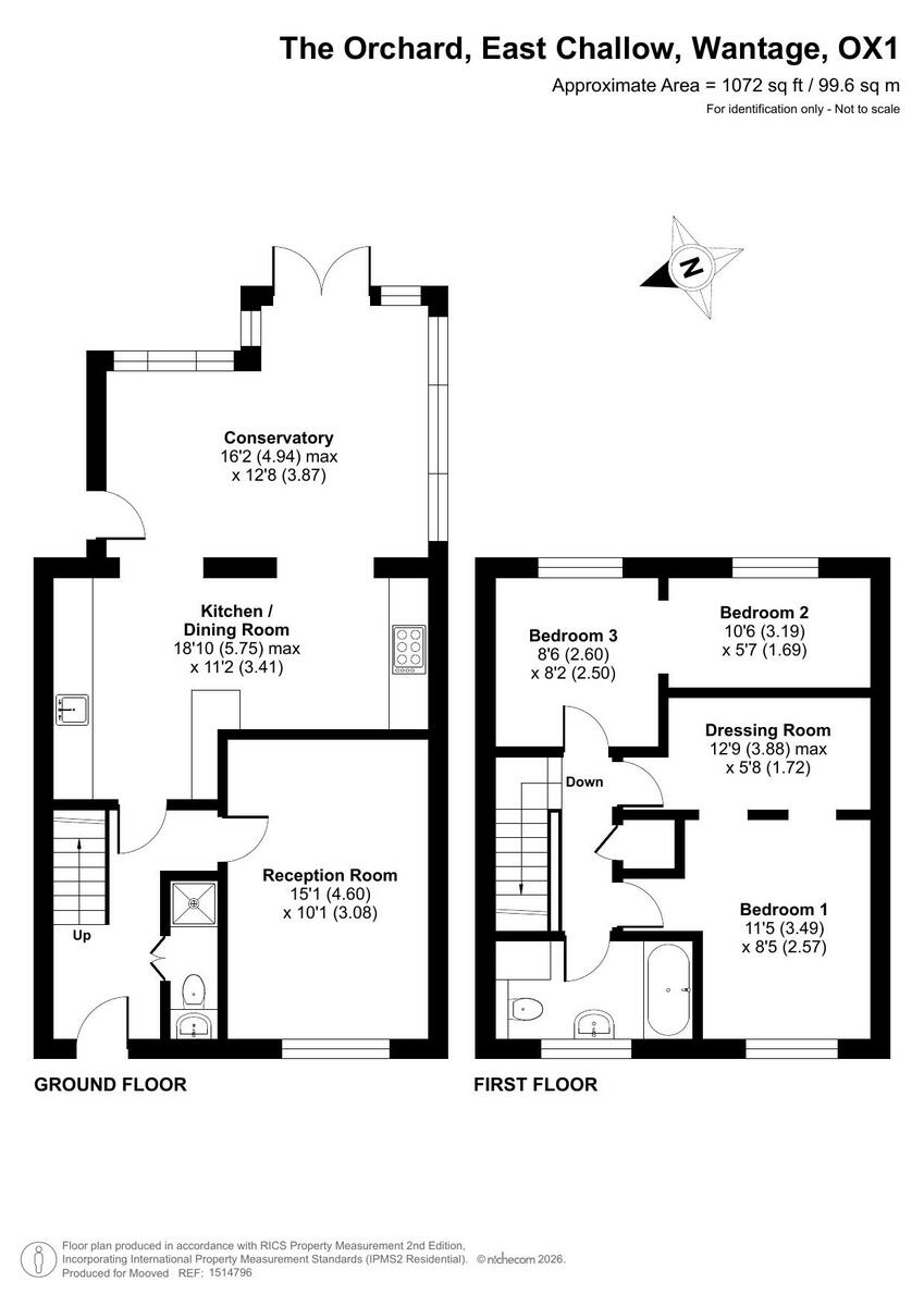 The Orchard, Wantage, OX12 9 floorplan
