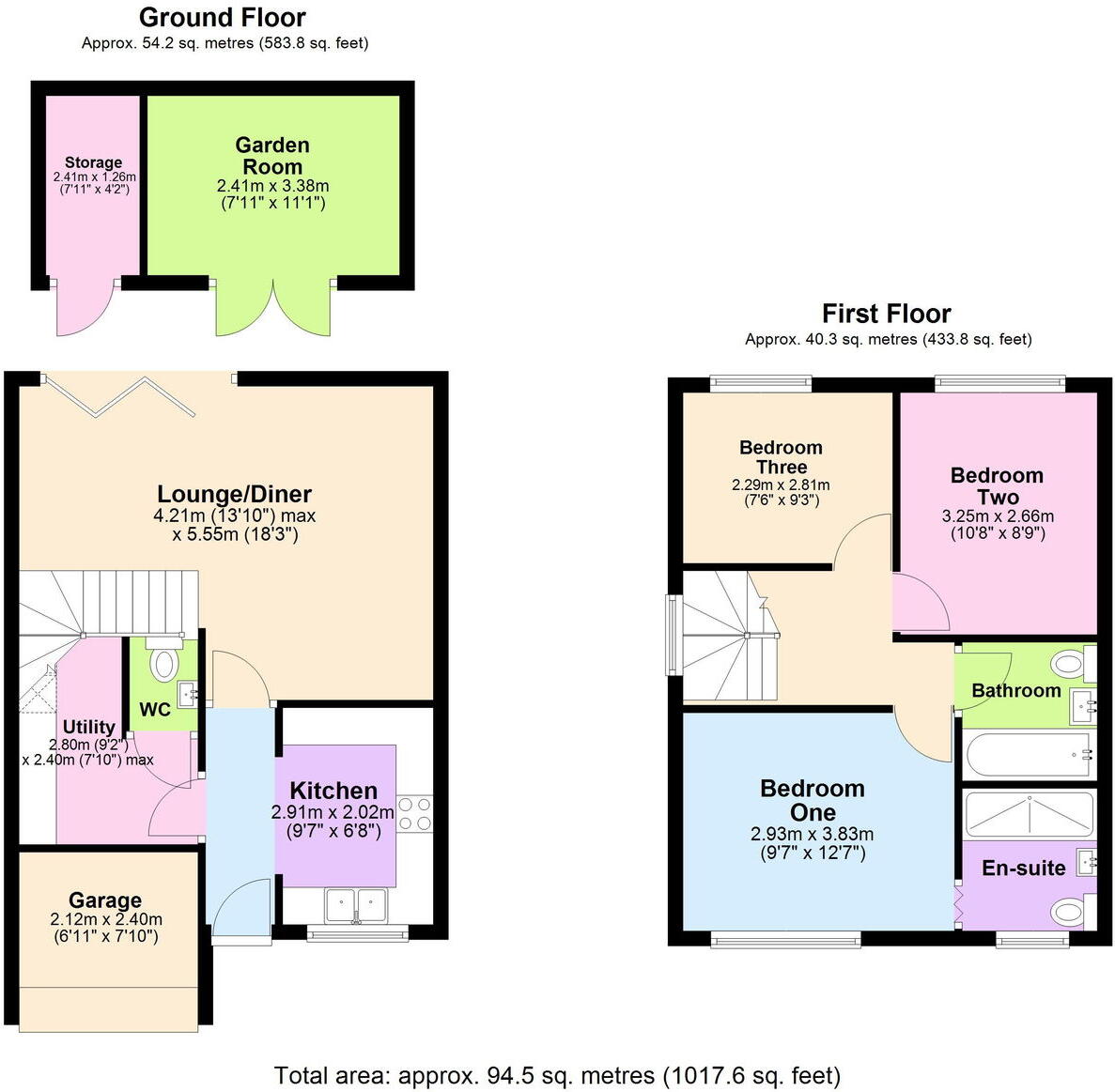 Victory Close, Hednesford floorplan