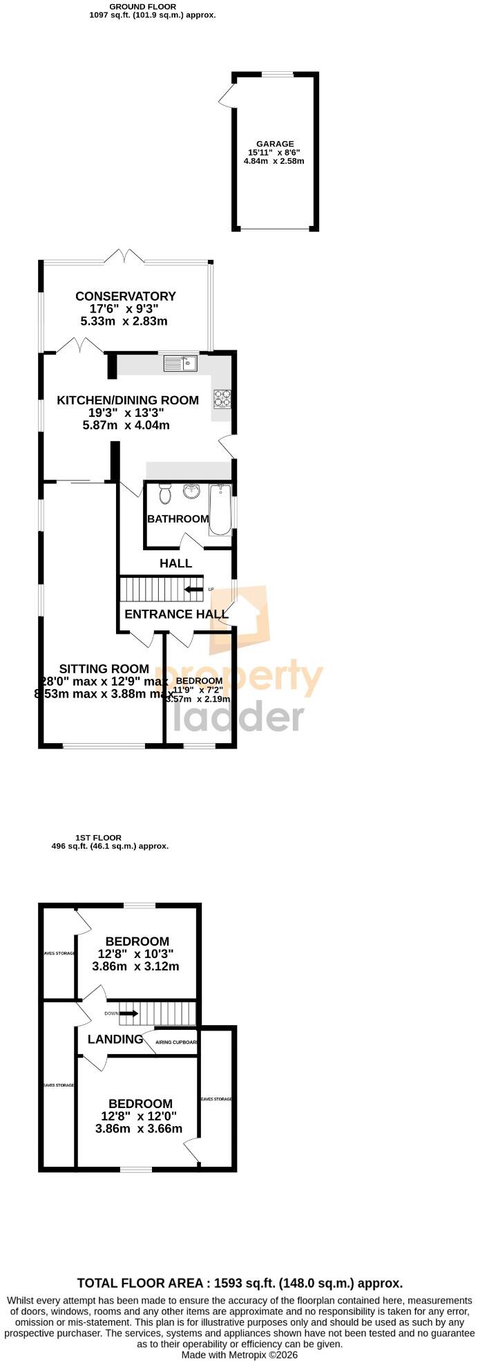 Galley Hill, Norwich, Norfolk, NR3 floorplan