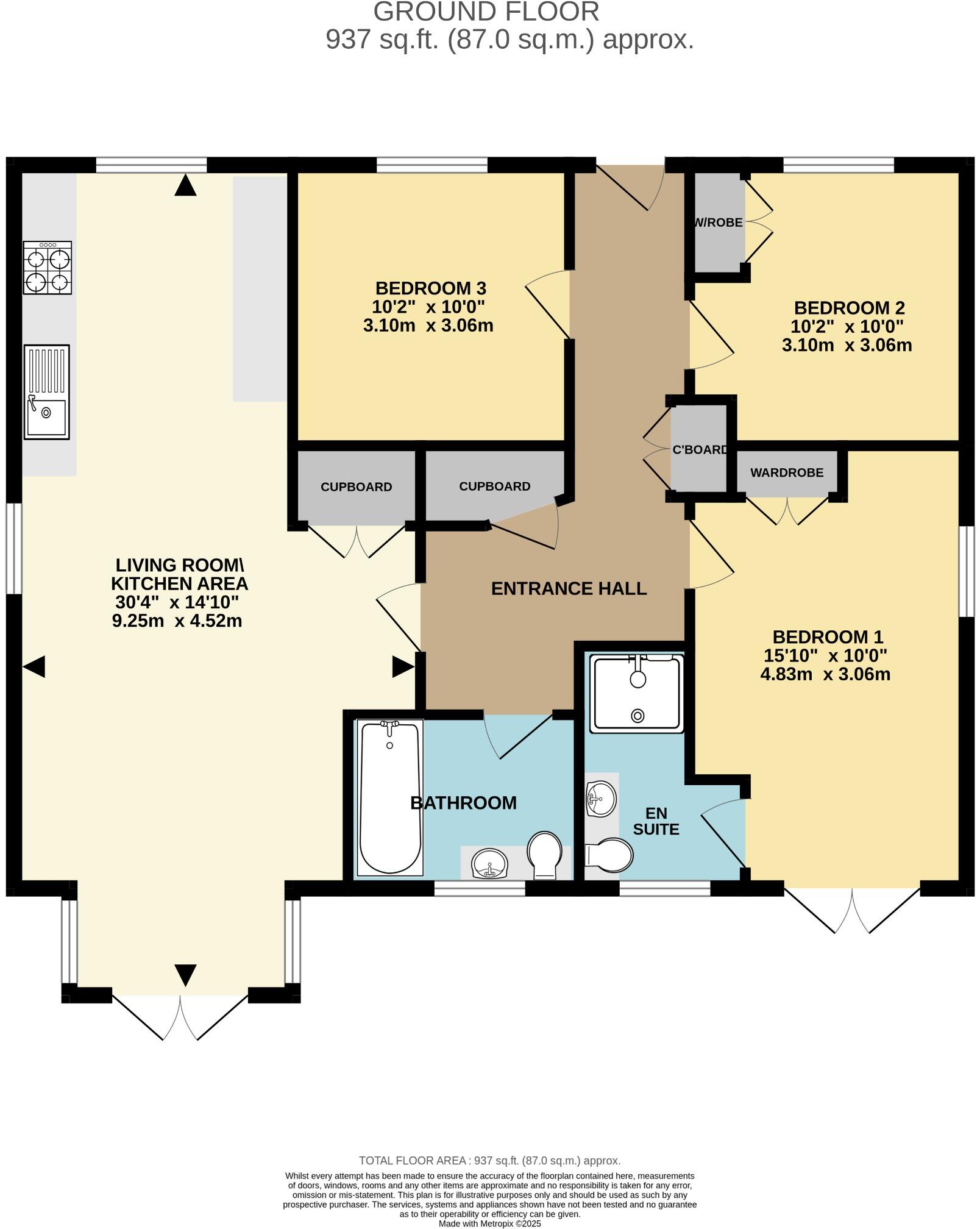 Downview Way, Clanfield floorplan