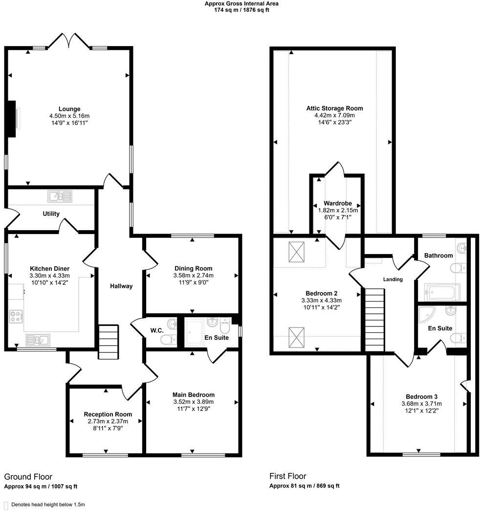 173b Castlecroft Road, Castlecroft, Wolverhampton, WV3 8LX floorplan