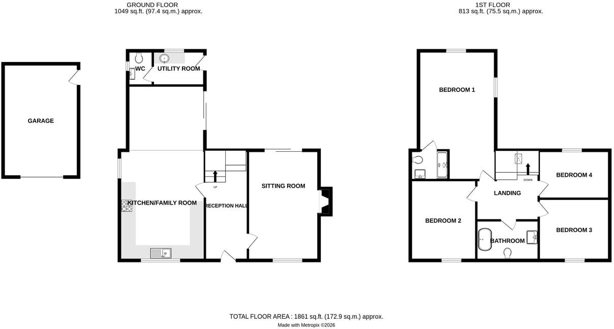 Lower Eggleton, Ledbury, HR8 floorplan