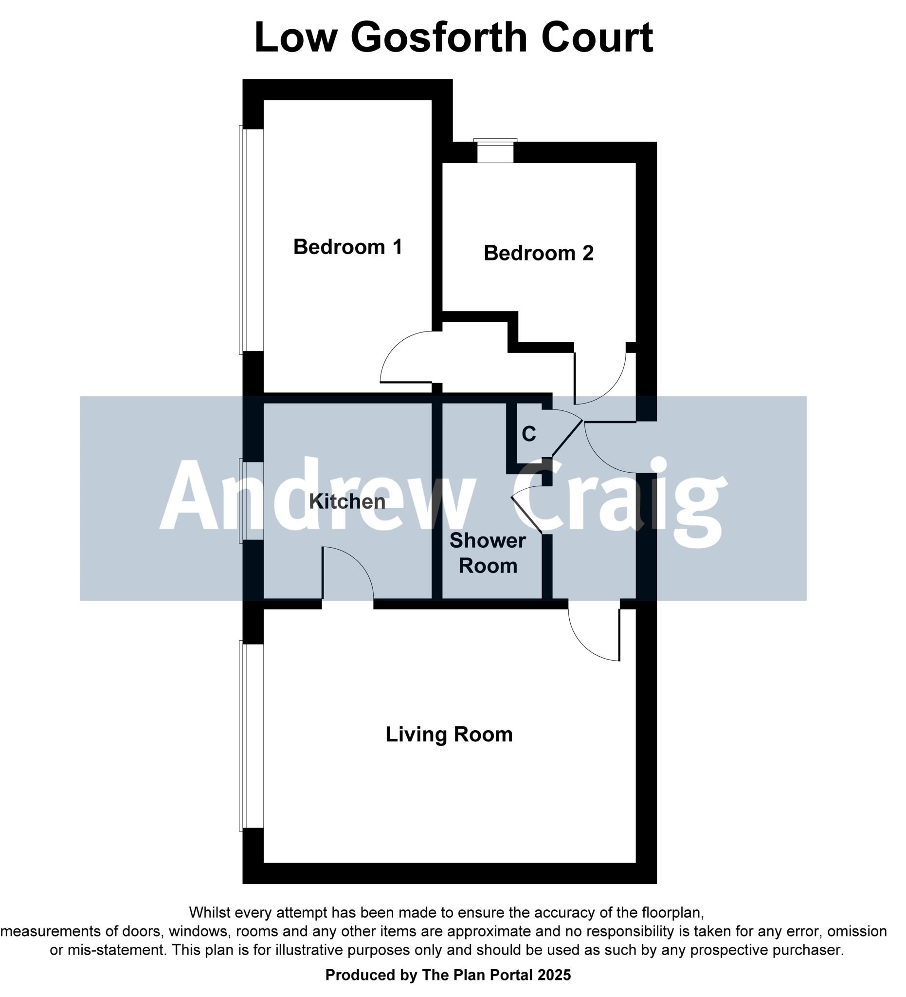 Low Gosforth Court, Melton Park floorplan