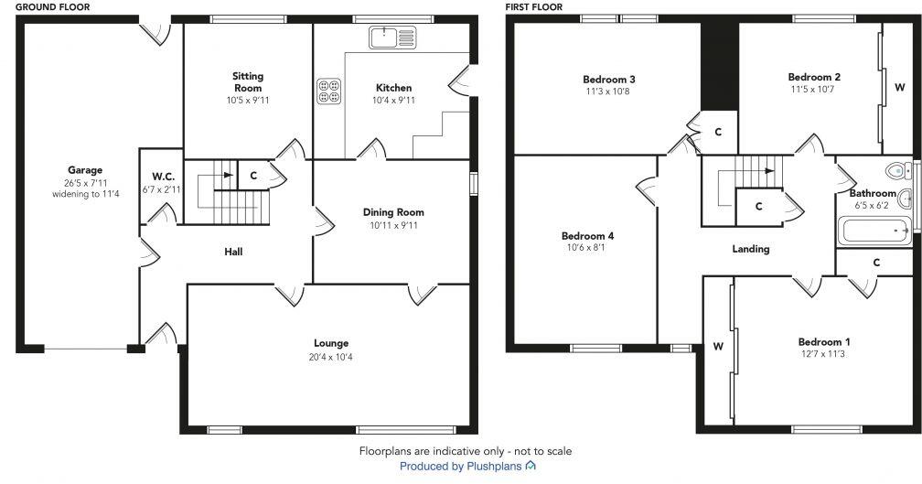 4 Strathdon Avenue, Paisley, PA2 9PX floorplan