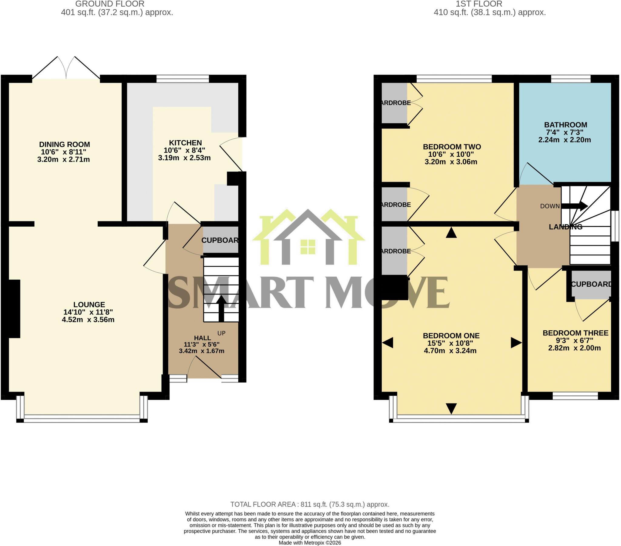 Sidney Avenue, Hesketh Bank, Preston floorplan