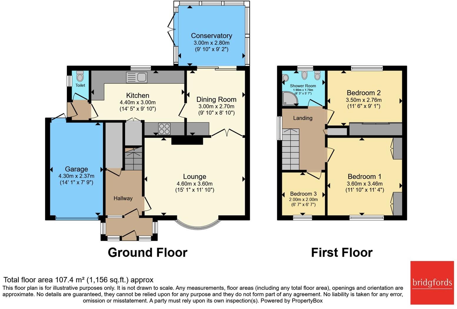 Claremont Avenue, Chorley, Lancashire, PR7 floorplan