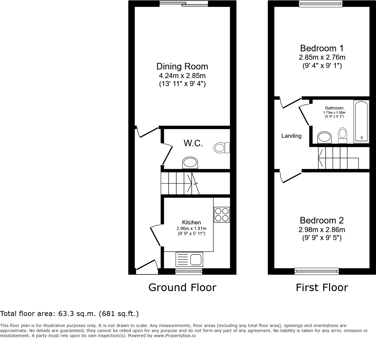 Stanley Street, Derby floorplan
