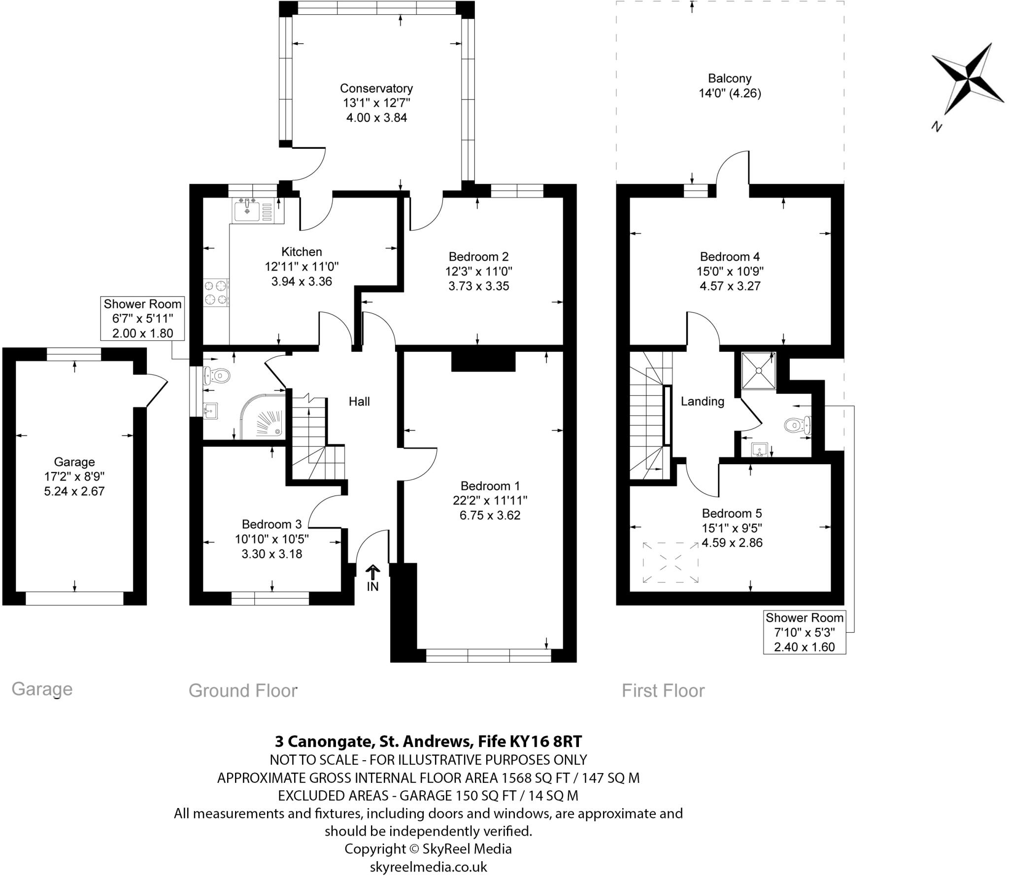 3, Canongate, St. Andrews, Fife floorplan