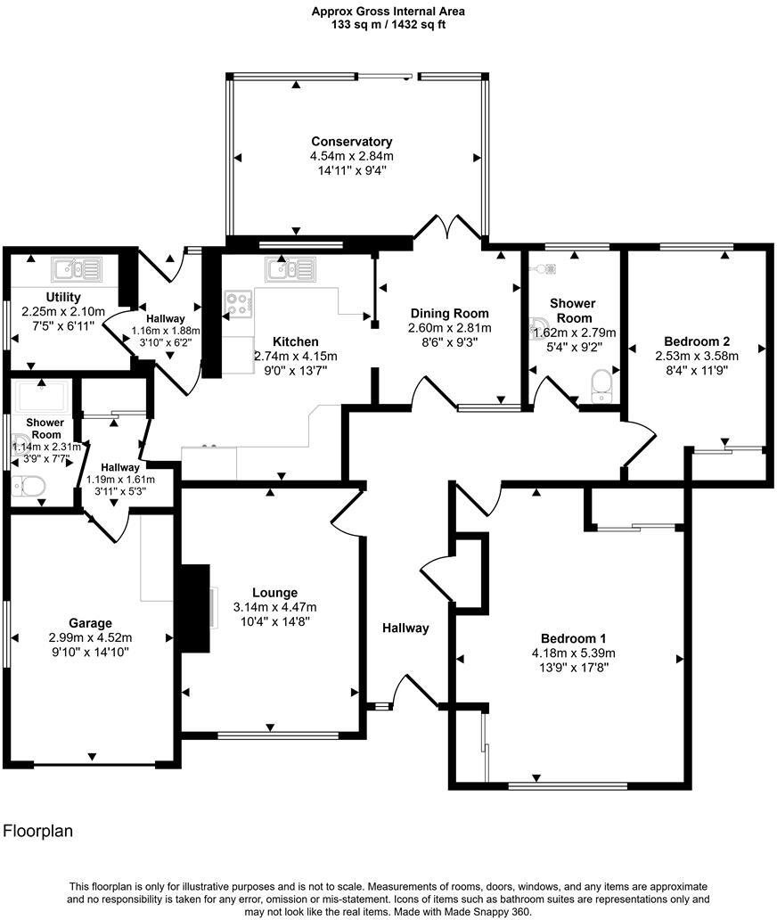 Llangoedmor, Cardigan floorplan