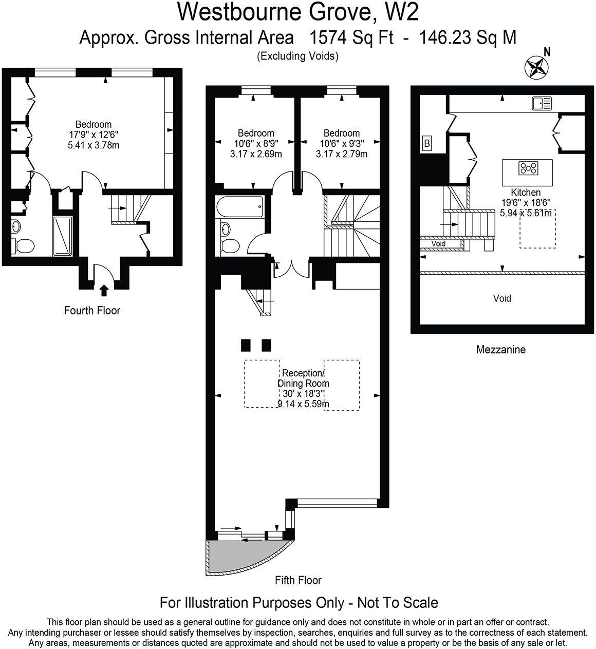 Westbourne Grove, W2 floorplan