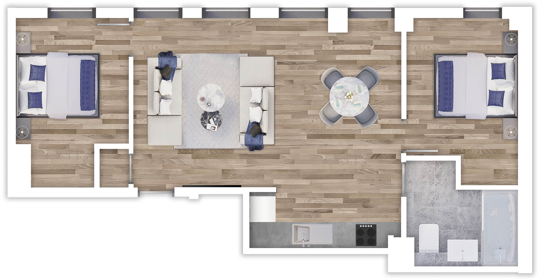 Fully Managed London High Yield Property – 5% Rental Yields | Hands Off Investment Opportunity floorplan