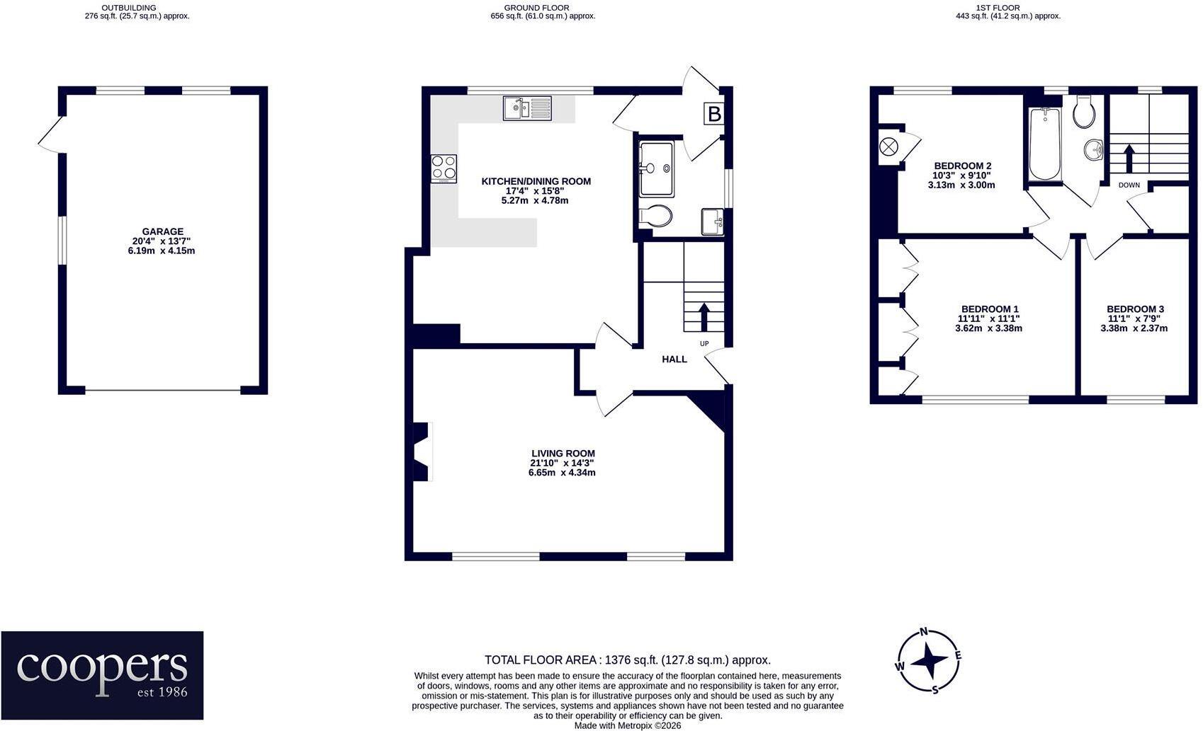 Manor Waye, Uxbridge, UB8 floorplan