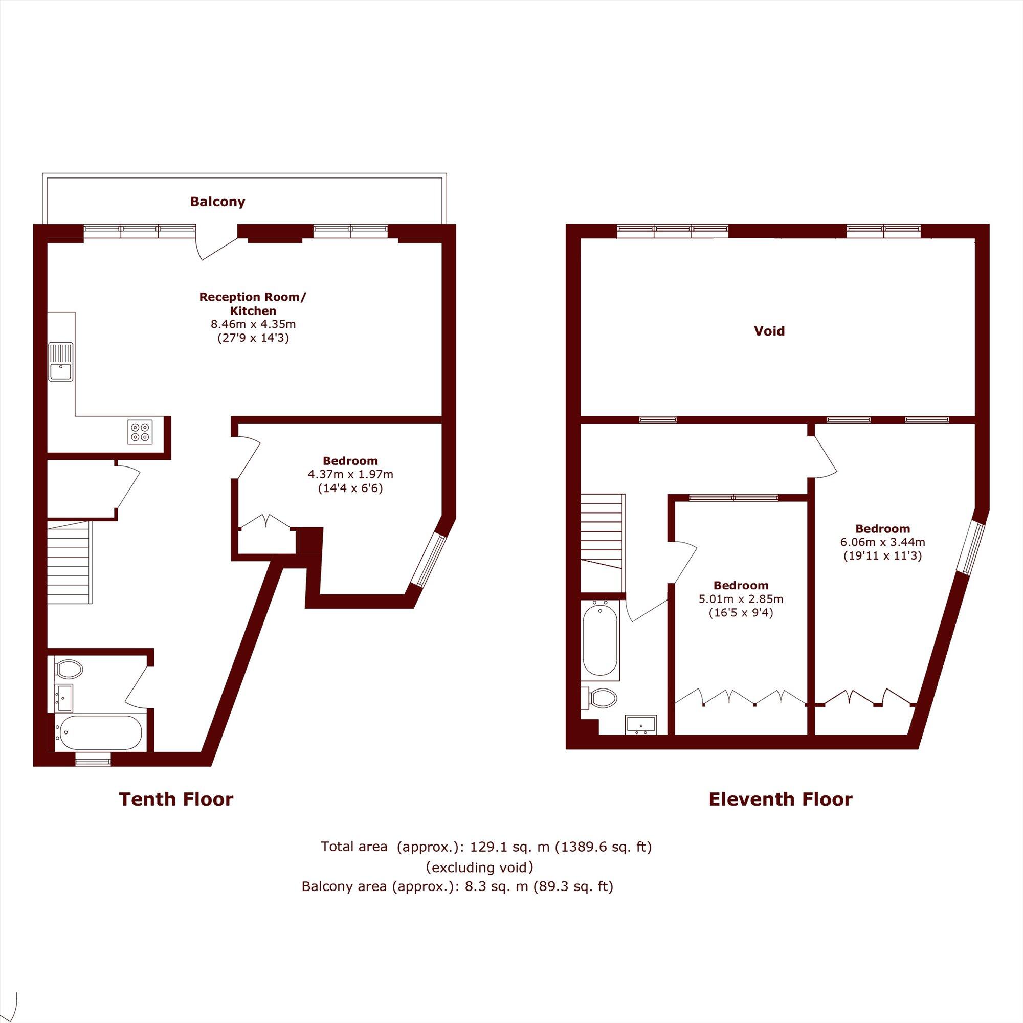 The Vista Building, Woolwich floorplan
