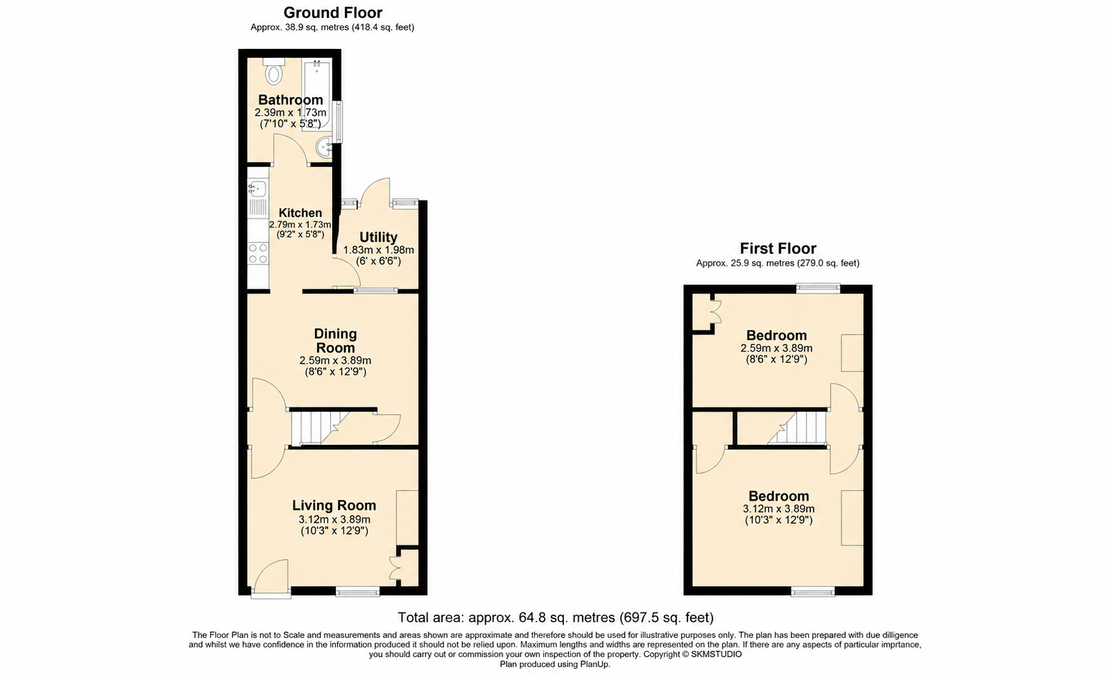 Two Waters Road, Apsley, Hemel Hempstead, Hertfordshire, HP3 9BZ floorplan