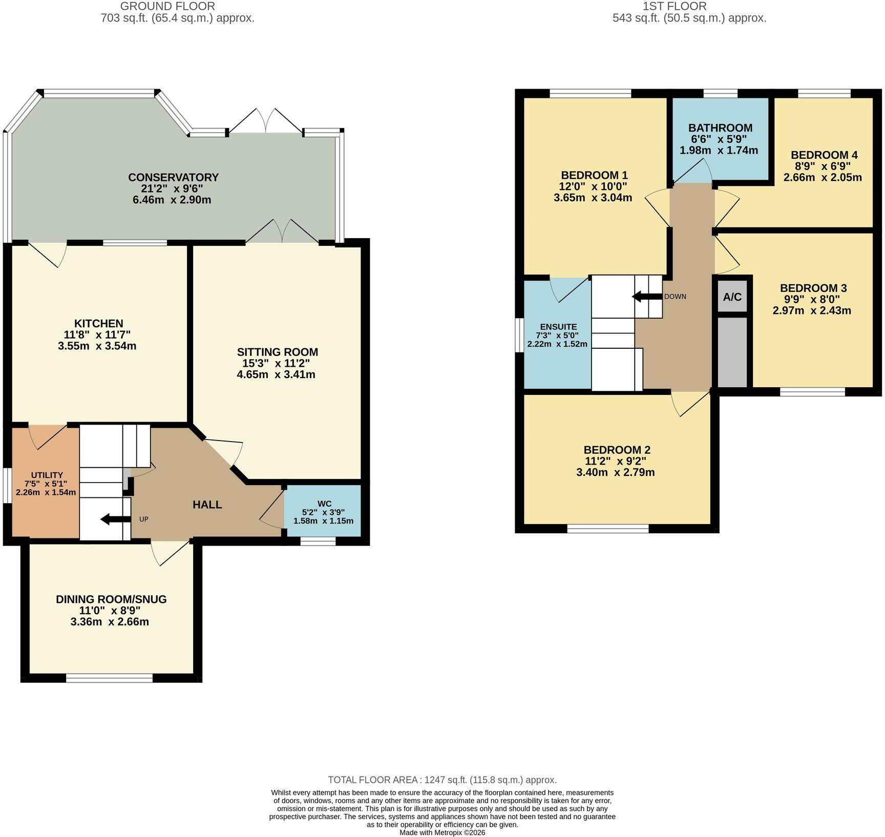 Ballard Close, Ludlow, SY8 floorplan