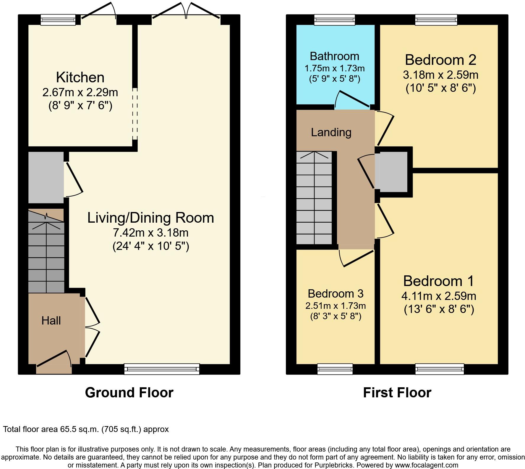 Willsdown Road, Exeter, EX2 floorplan