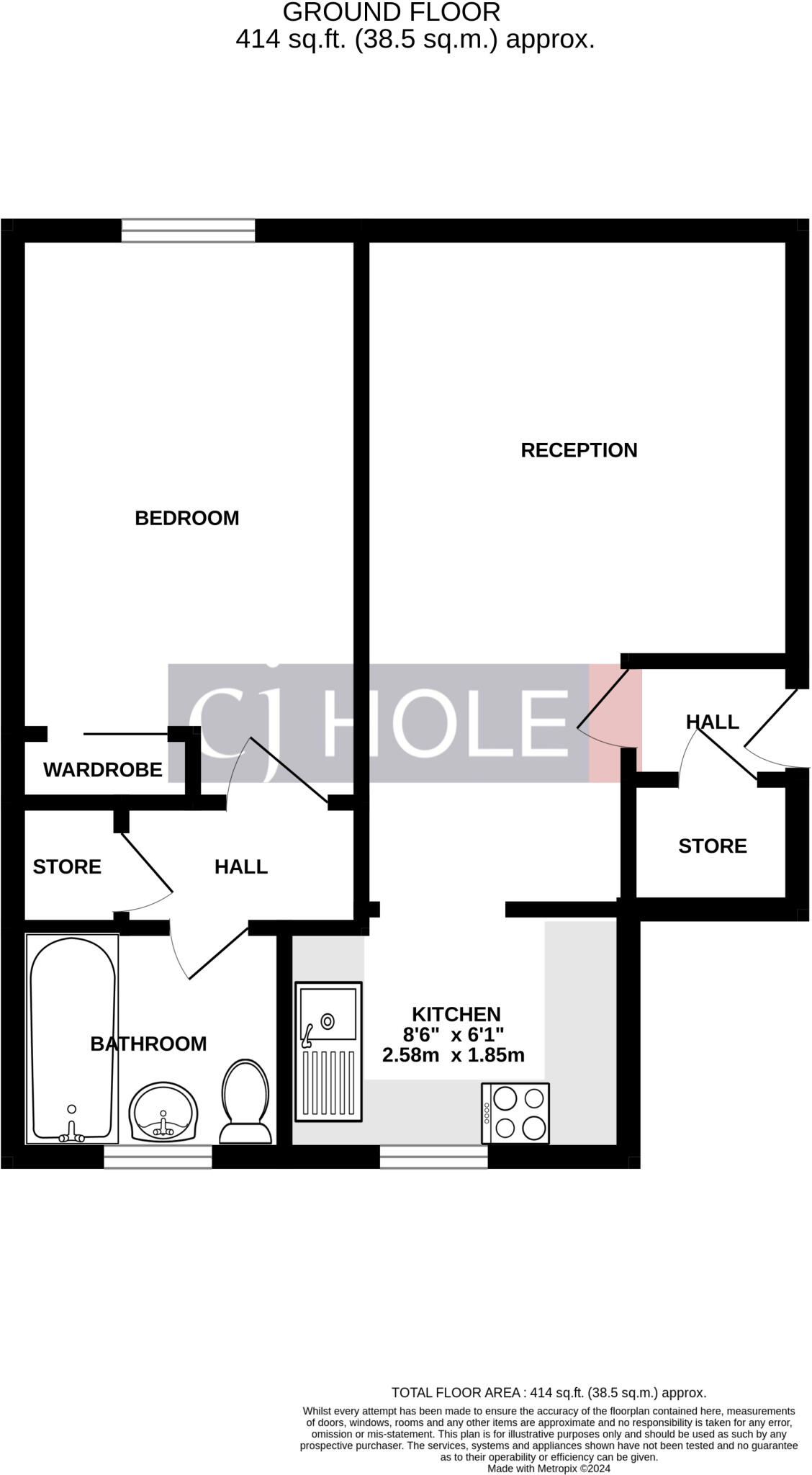 St Peters Road, Burnham-on-Sea, Somerset, TA8 floorplan