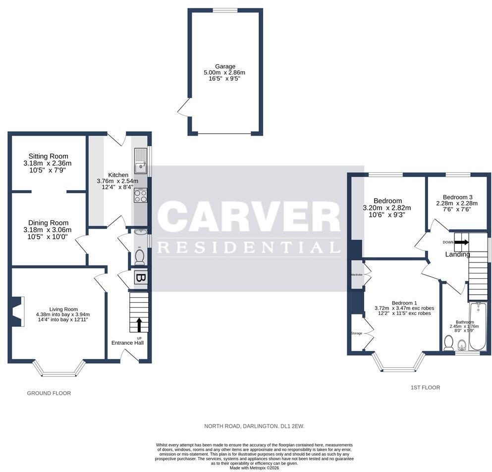 North Road, Darlington floorplan