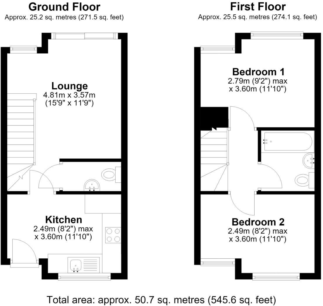 Union Street, Melksham floorplan