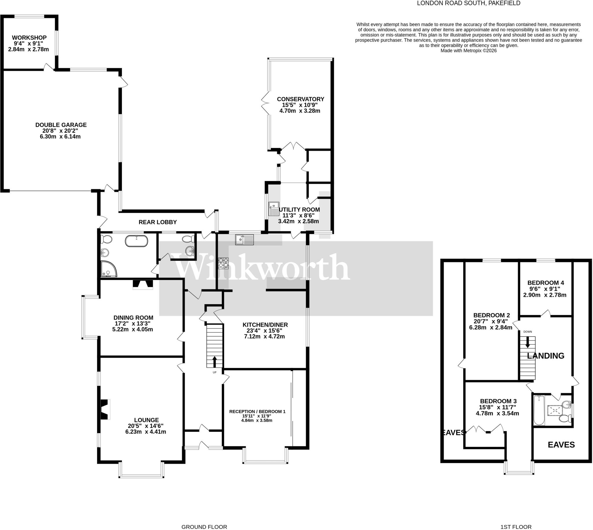 London Road South, Lowestoft, Suffolk, NR33 floorplan