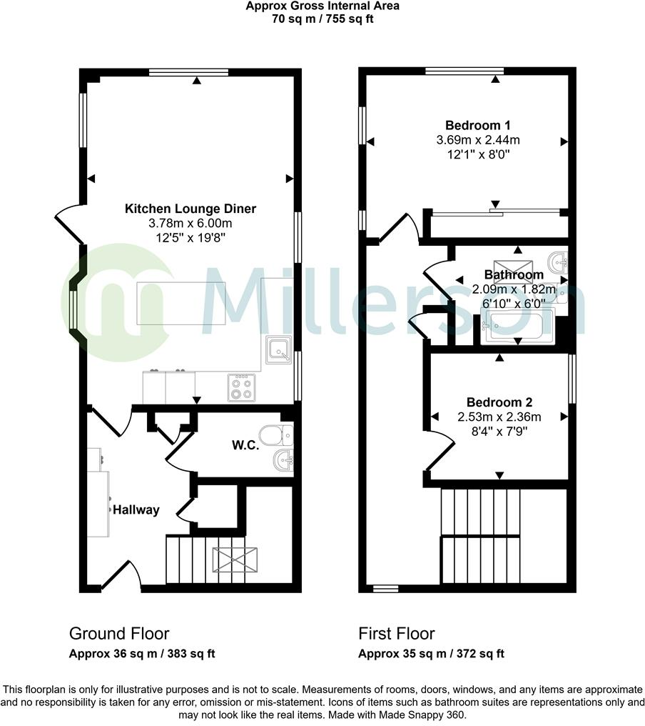 Manor Farm Road, Duporth, St. Austell floorplan