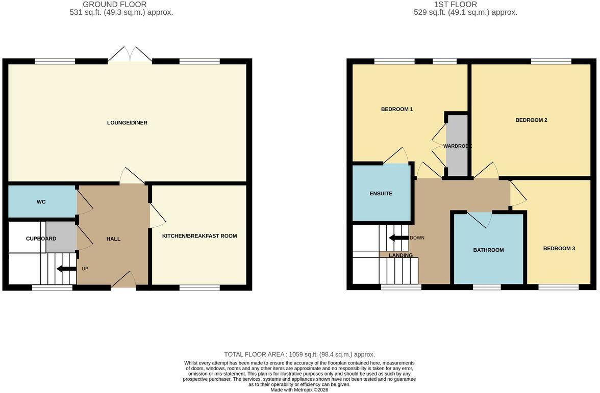 Knot Tiers Drive, Upton, Northampton, NN5 floorplan