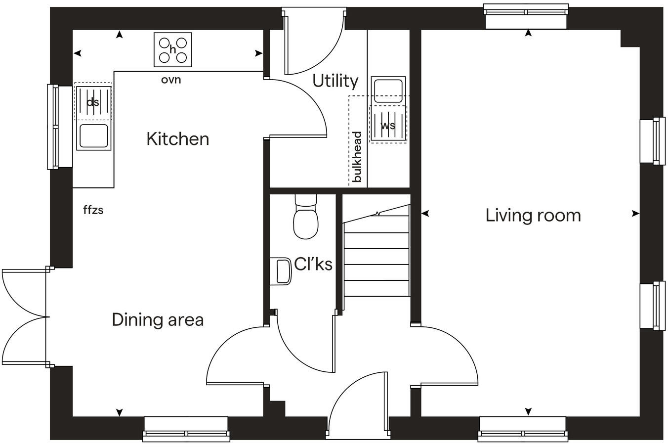 Clovelly Road, 
Bideford, 
Devon, 
EX39 3DU floorplan