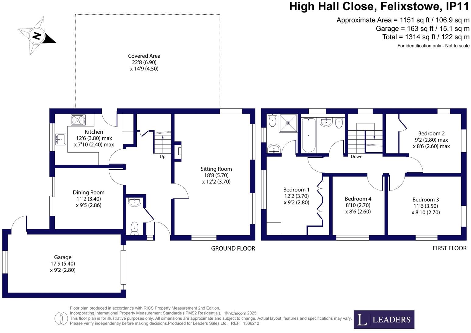 High Hall Close, Trimley St. Martin, Felixstowe floorplan