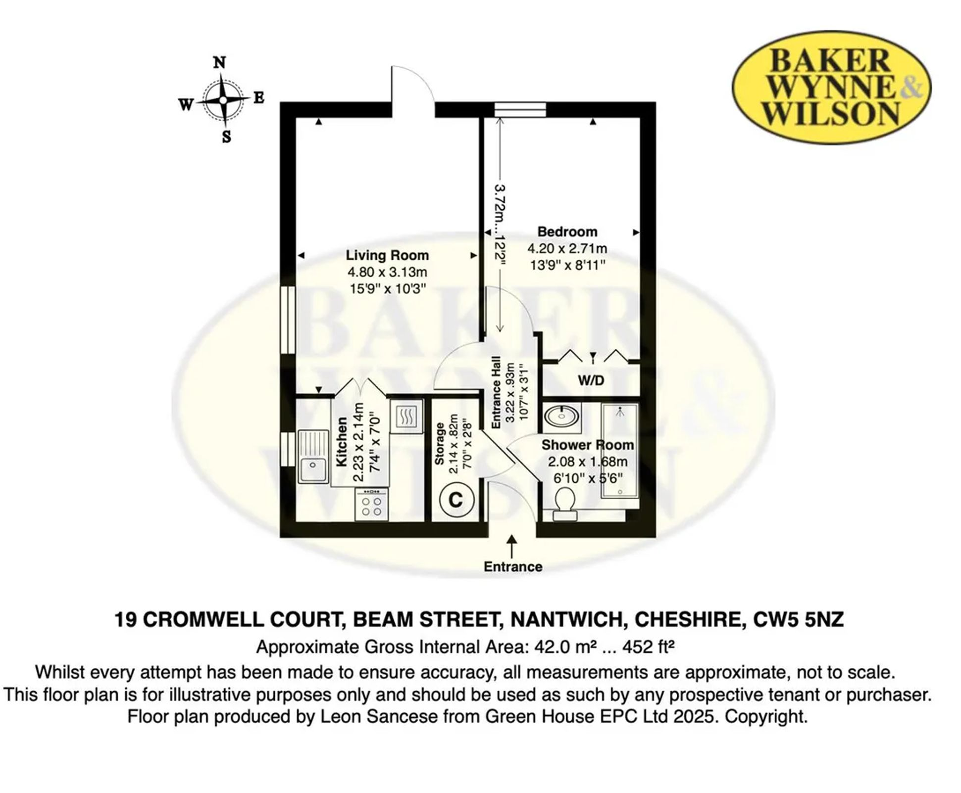 Beam Street, Cromwell Court Beam Street, CW5 floorplan
