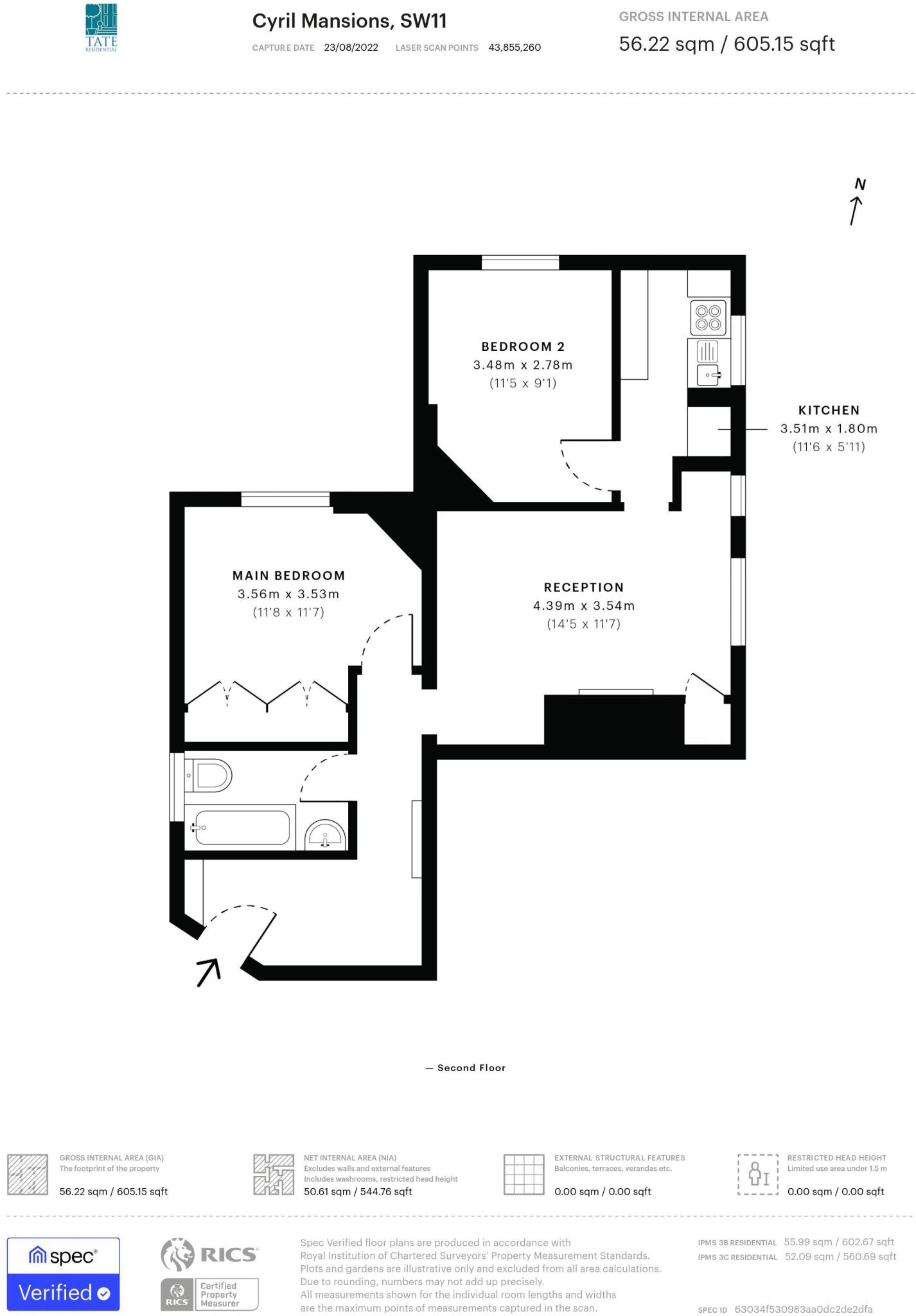 Prince Of Wales Drive, London floorplan
