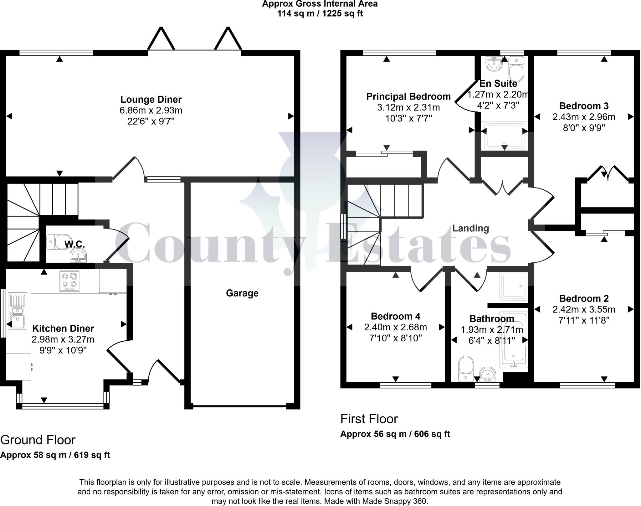 89 Millburn Gardens, Clackmannan FK10 4AD floorplan