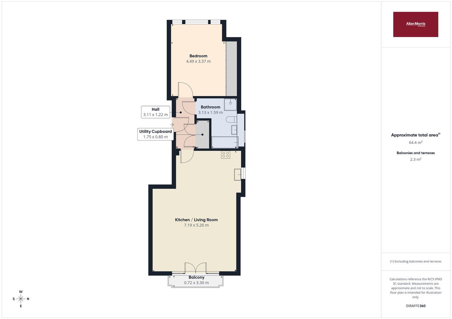 Orchard Road, Malvern floorplan