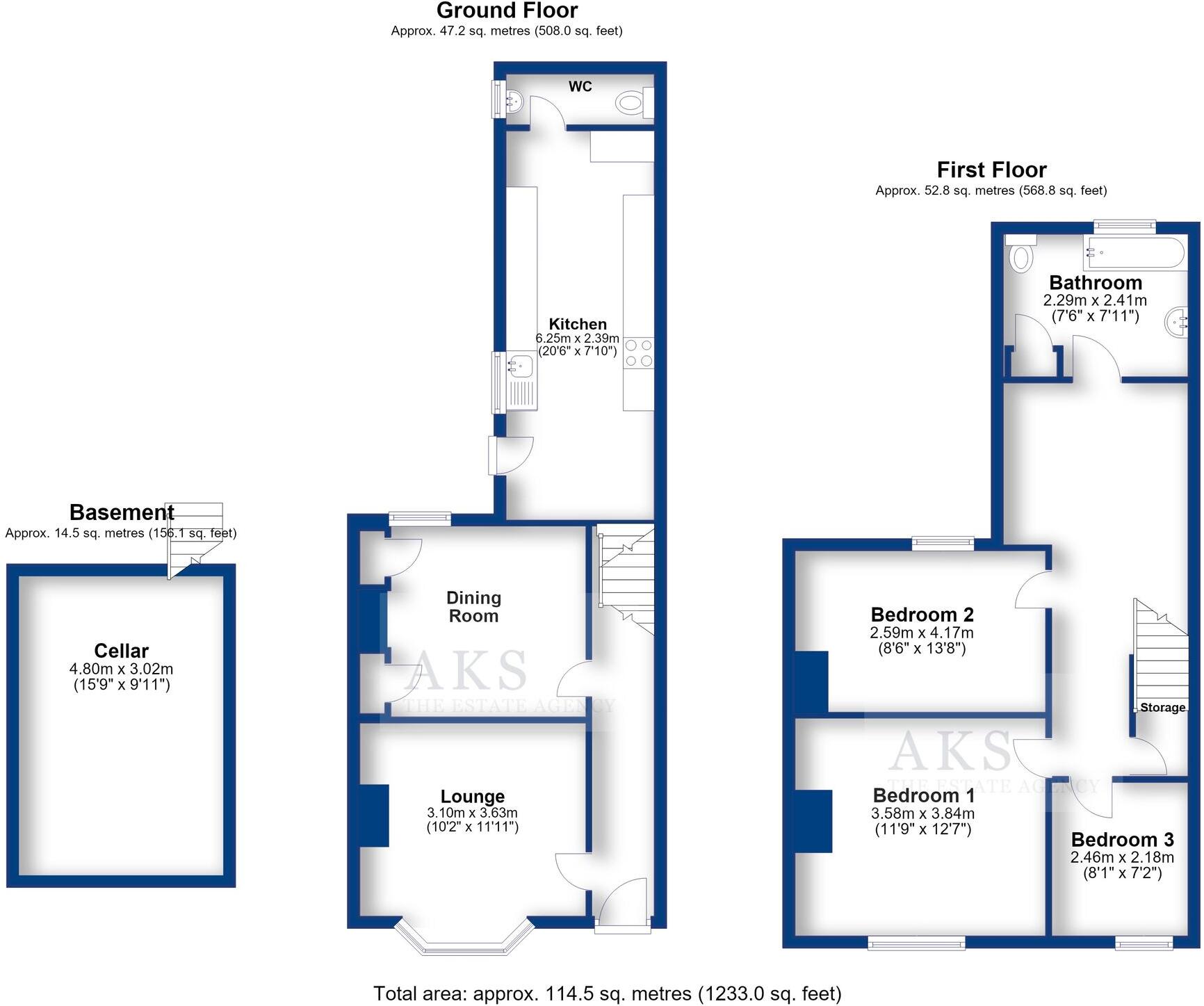High Street, Tutbury, DE13 floorplan