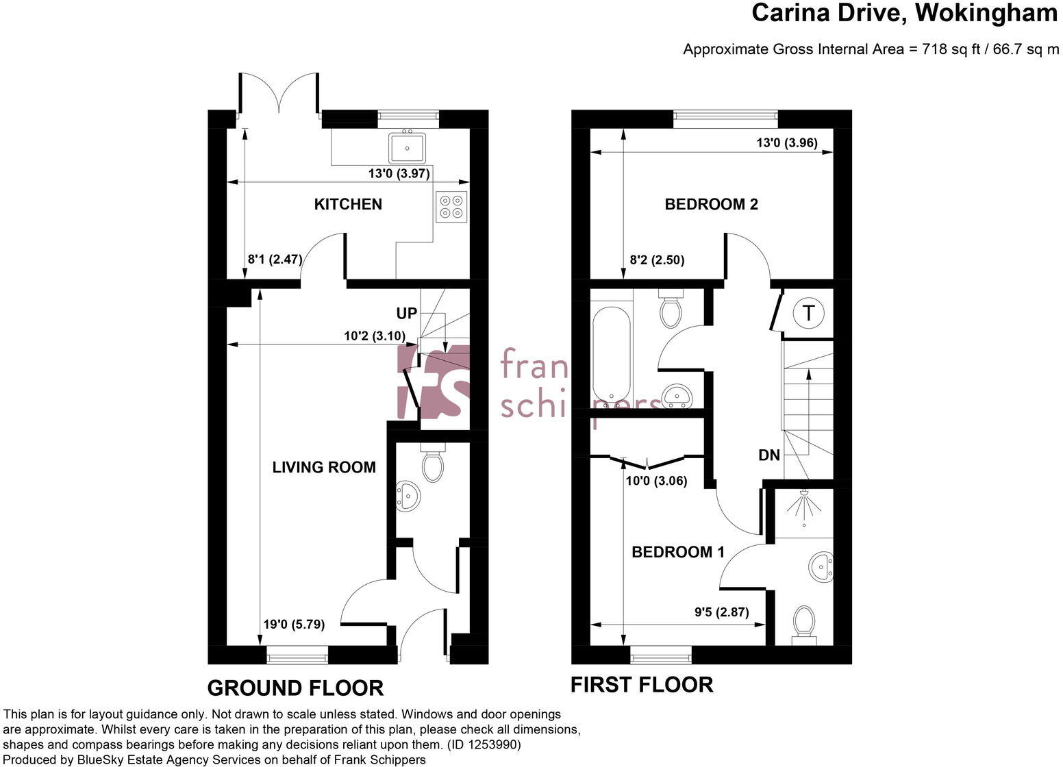 Carina Drive, Wokingham, RG40 1EF floorplan